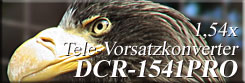 DCR-1541PRO  tele-vorsatzkonverter 1,54x